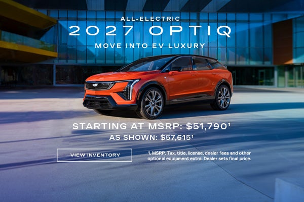 2027 OPTIQ STARTING AT MSRP: $51,790. AS SHOWN: $57,615